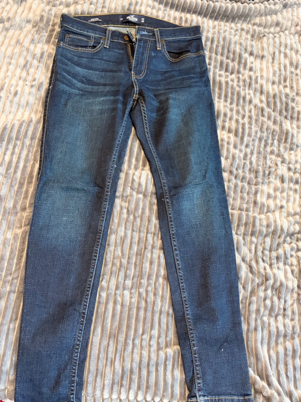 Hollister Men's Dark Wash Skinny Jeans